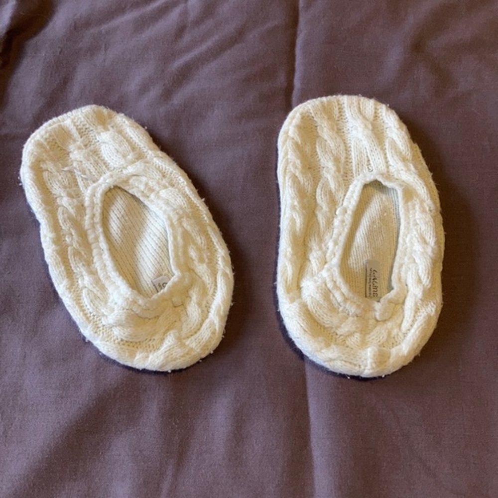 FREE laline cream white house slippers